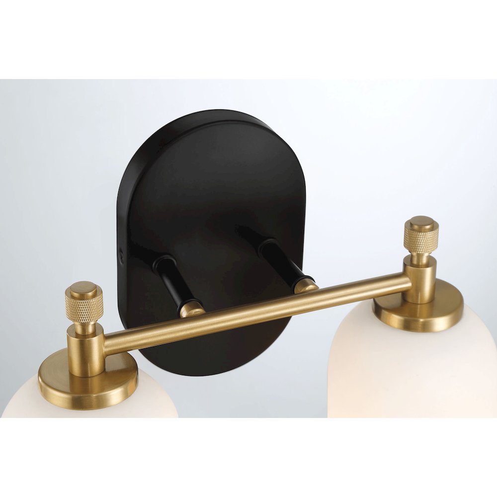 Two Lights Vanity in Traditional Style for Over Bathroom Mirror Wall Sconce. Picture 5