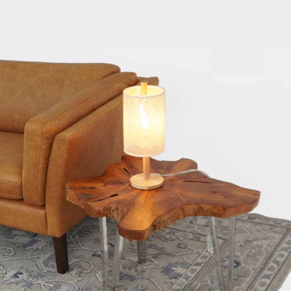 Arcana Table Lamp - Oak - Natural. Picture 5