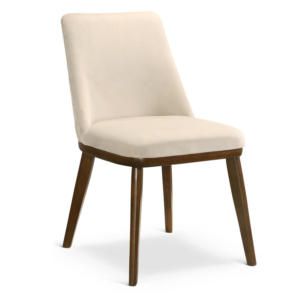 Clove Beige Velvet Dining Chair (Set Of 2). Picture 1
