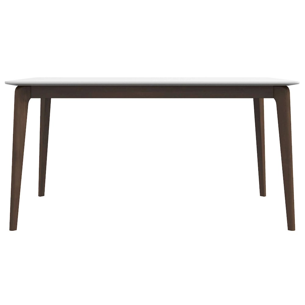 Lindsey Solid Wood White Top Dining Table. Picture 1