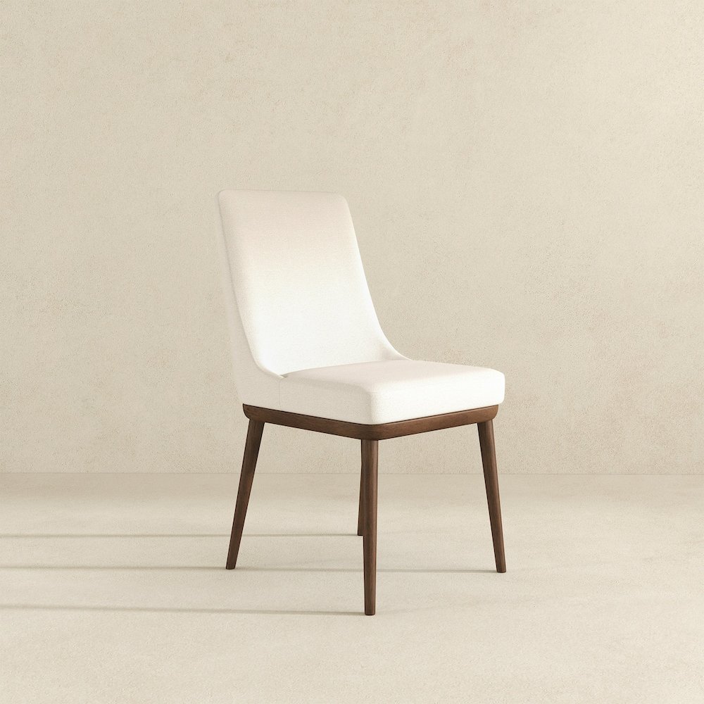 Kate Beige Fabric Dining Chair (Set Of 2). Picture 6