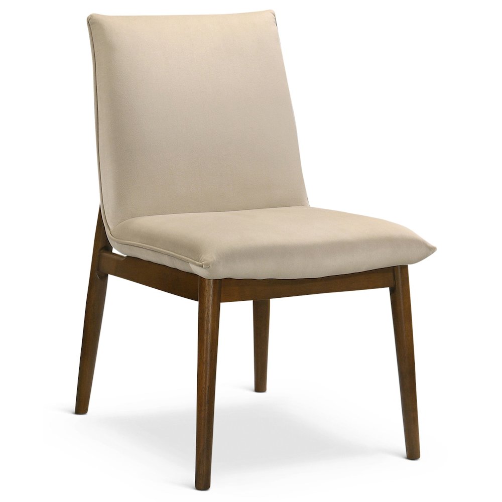 Monza Beige Velvet Dining Chair (Set Of 2). Picture 6