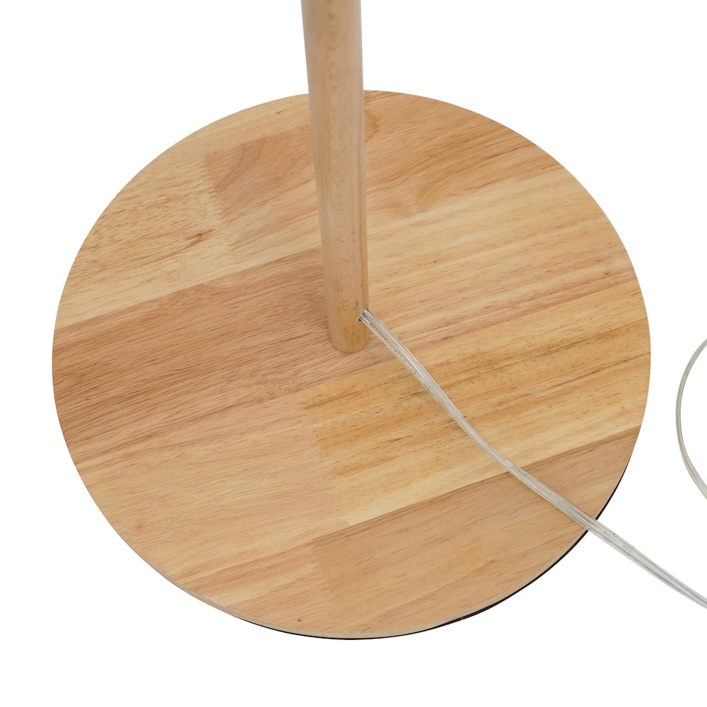 Lirian Floor Lamp - Oak and Natural. Picture 4