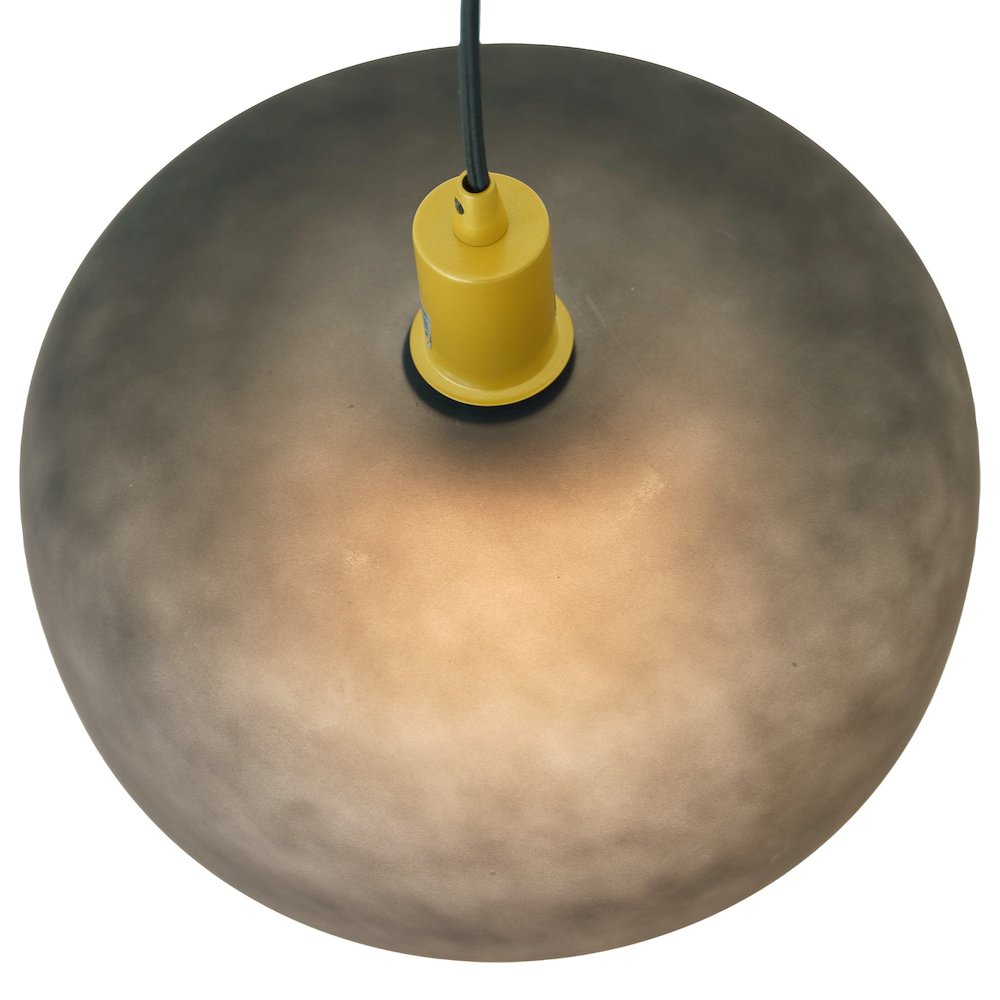 Dune Pendant Lamp - Black Sprayed and Gold. Picture 4