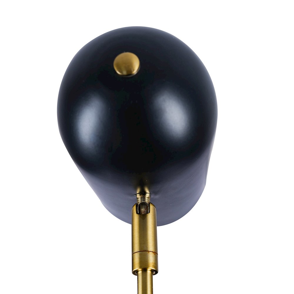 Lumora Table Lamp - Black outer - White inner. Picture 7