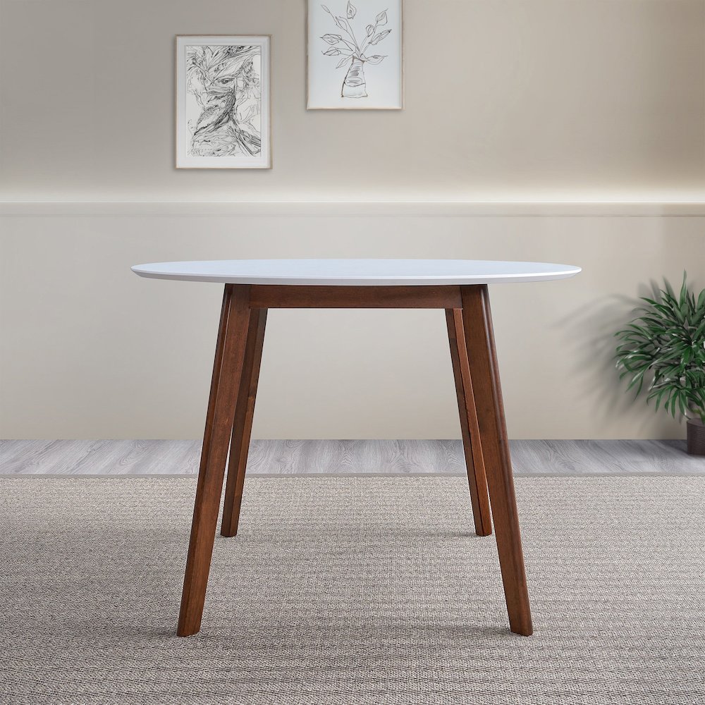 Carlton White Top Dining Table. Picture 4