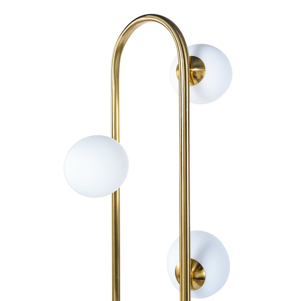 Artema Floor Lamp with White Globe. Picture 6