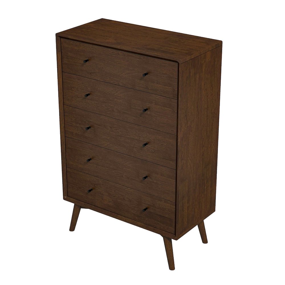 Caroline Mid Century Modern Solid Wood Dresser. Picture 2