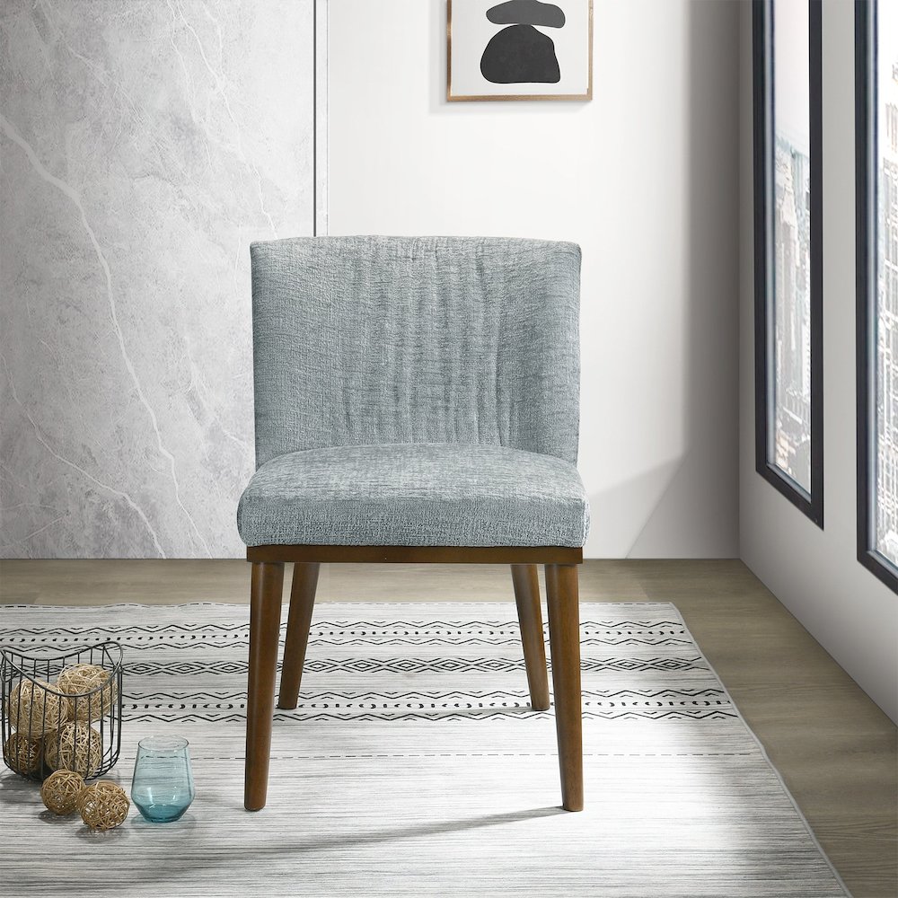 Daley Grey Fabric Dining Chair (Set Of 2). Picture 2
