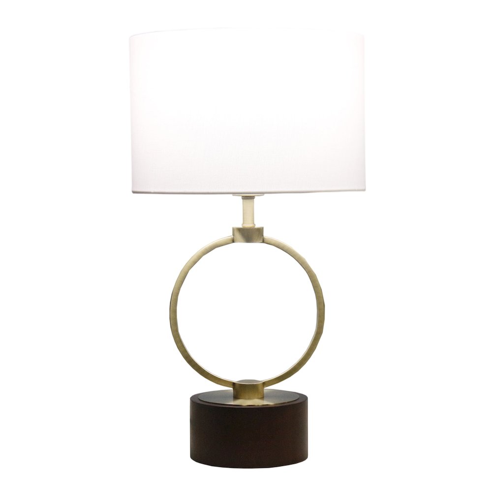 Grid Metal Circular Table Lamp. Picture 3