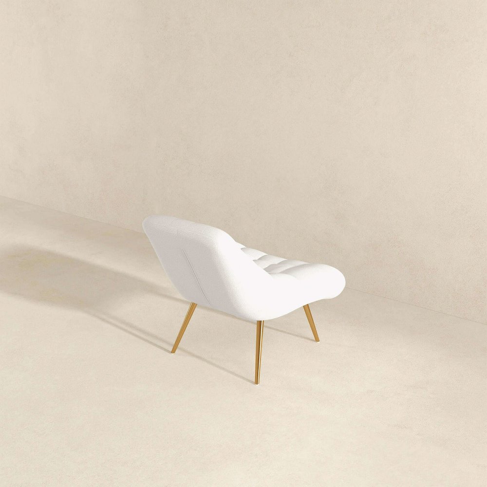 Aubrey French Boucle Lounge Chair. Picture 5