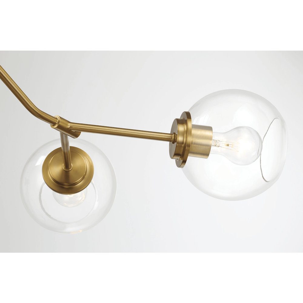 Jewel Four Lights Modern Farmhouse Chandelier. Picture 5