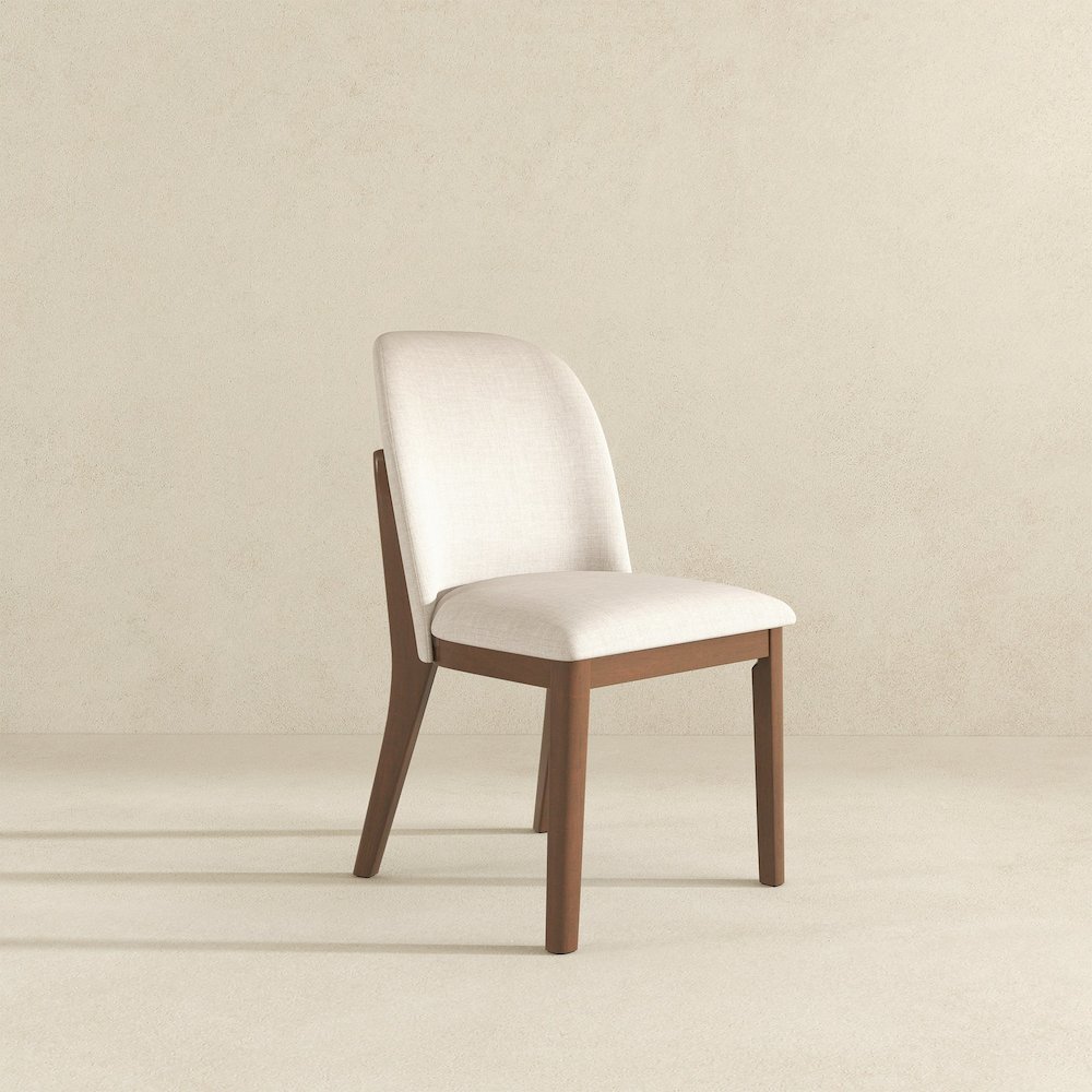 Kaitlyn Beige Fabric Dining Chair (Set Of 2). Picture 6