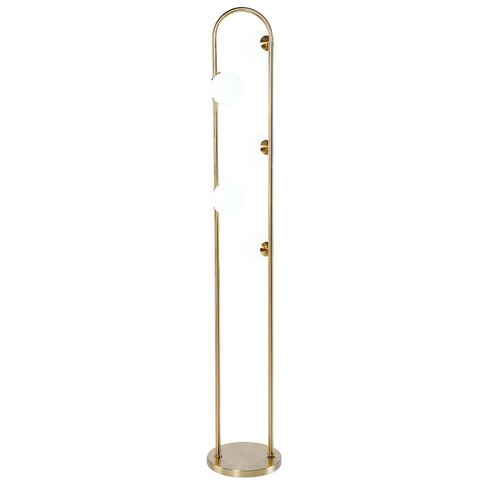 Artema Floor Lamp with White Globe. Picture 4