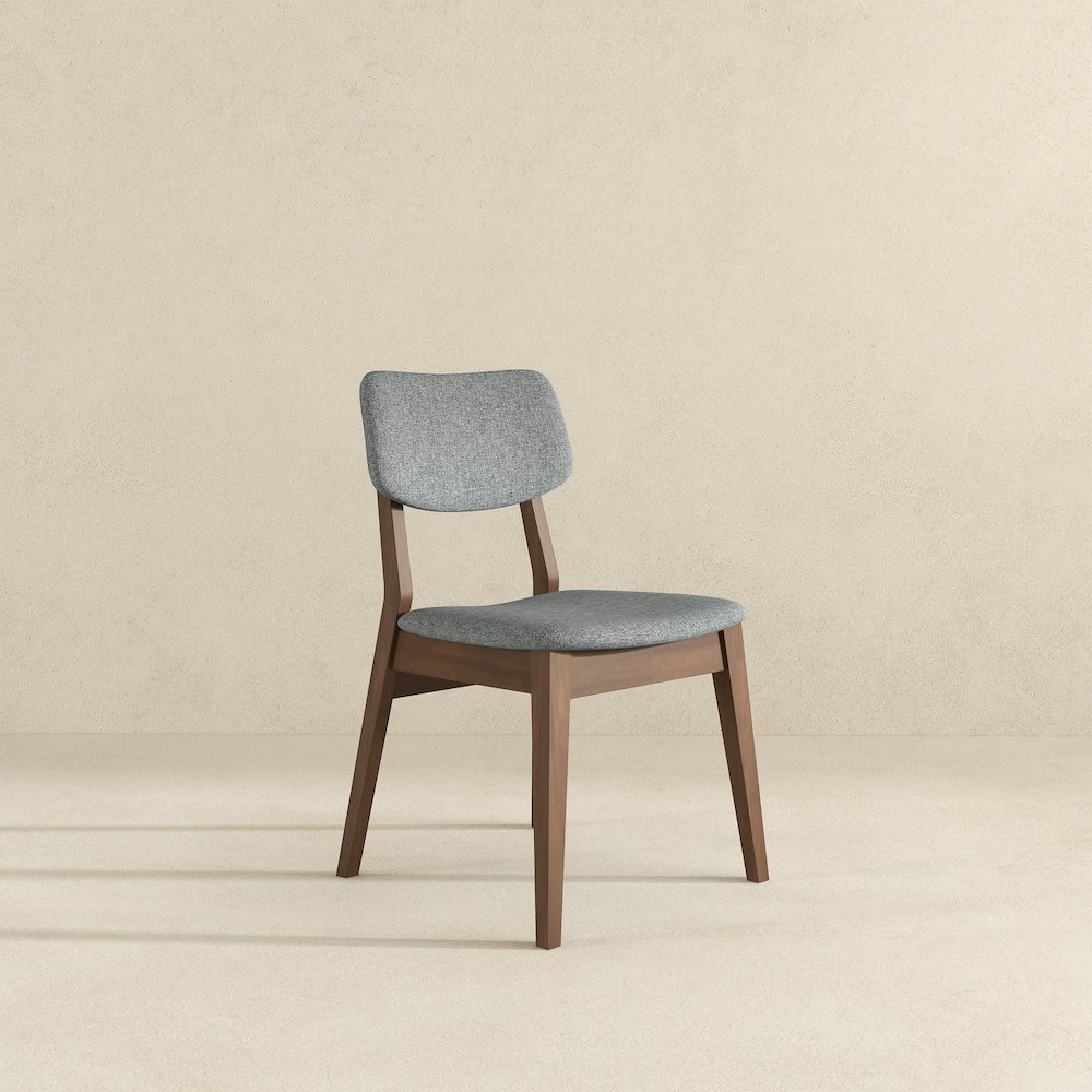 Carlos Dark Grey Fabric Solid Back Side Chair (Set Of 2). Picture 4