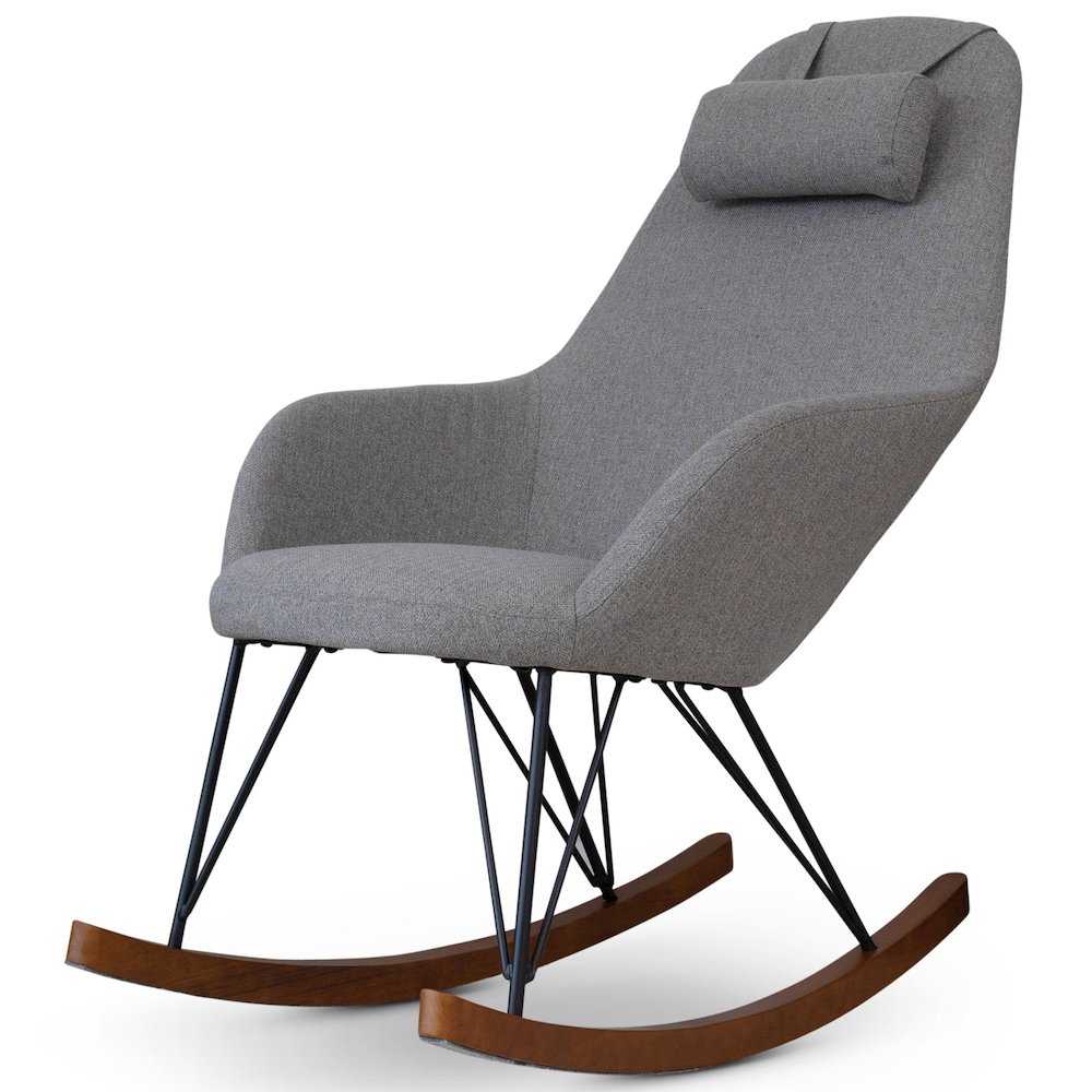 Chloe Mid Century Modern Rocker Livingroom and Bedroom Chair. Picture 1