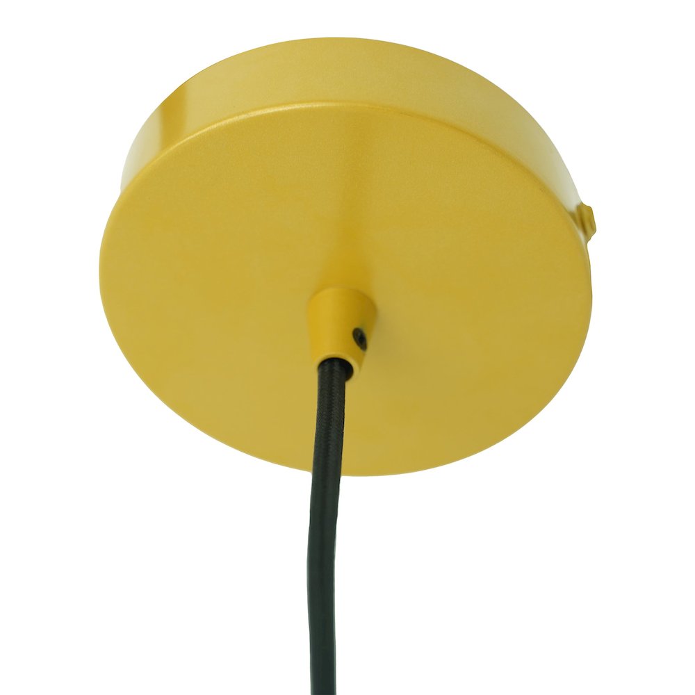 Dune Pendant Lamp - Black Sprayed and Gold. Picture 5