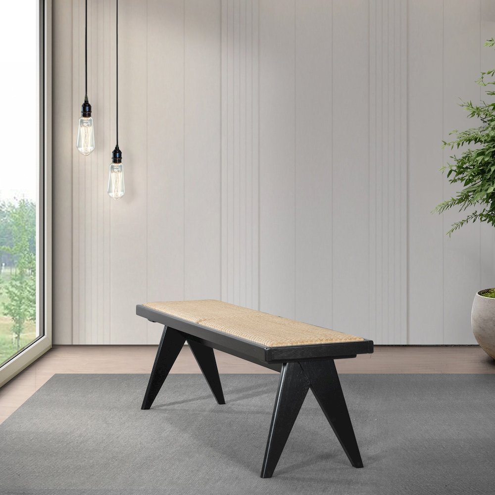 Keira Bench (Rattan). Picture 2