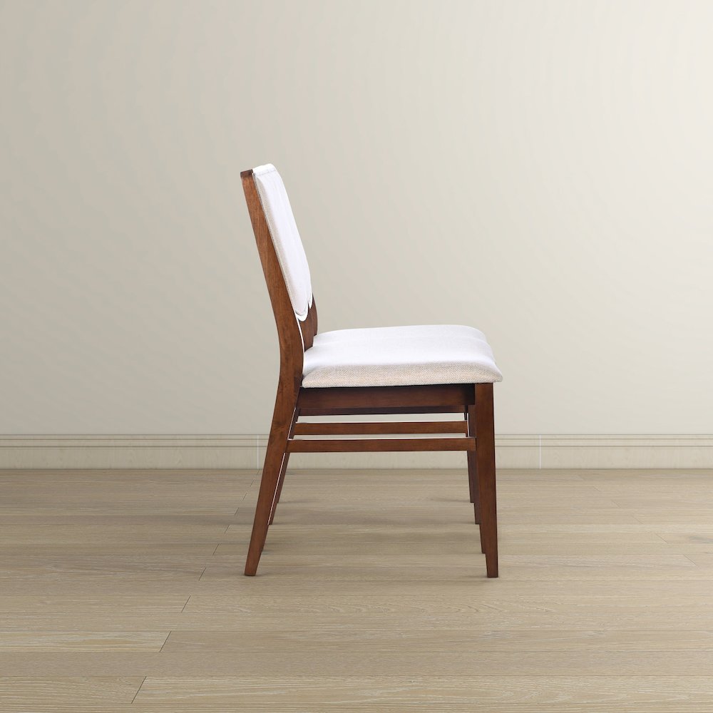 Skylar Beige Fabric Dining Chair (Set Of 2). Picture 4