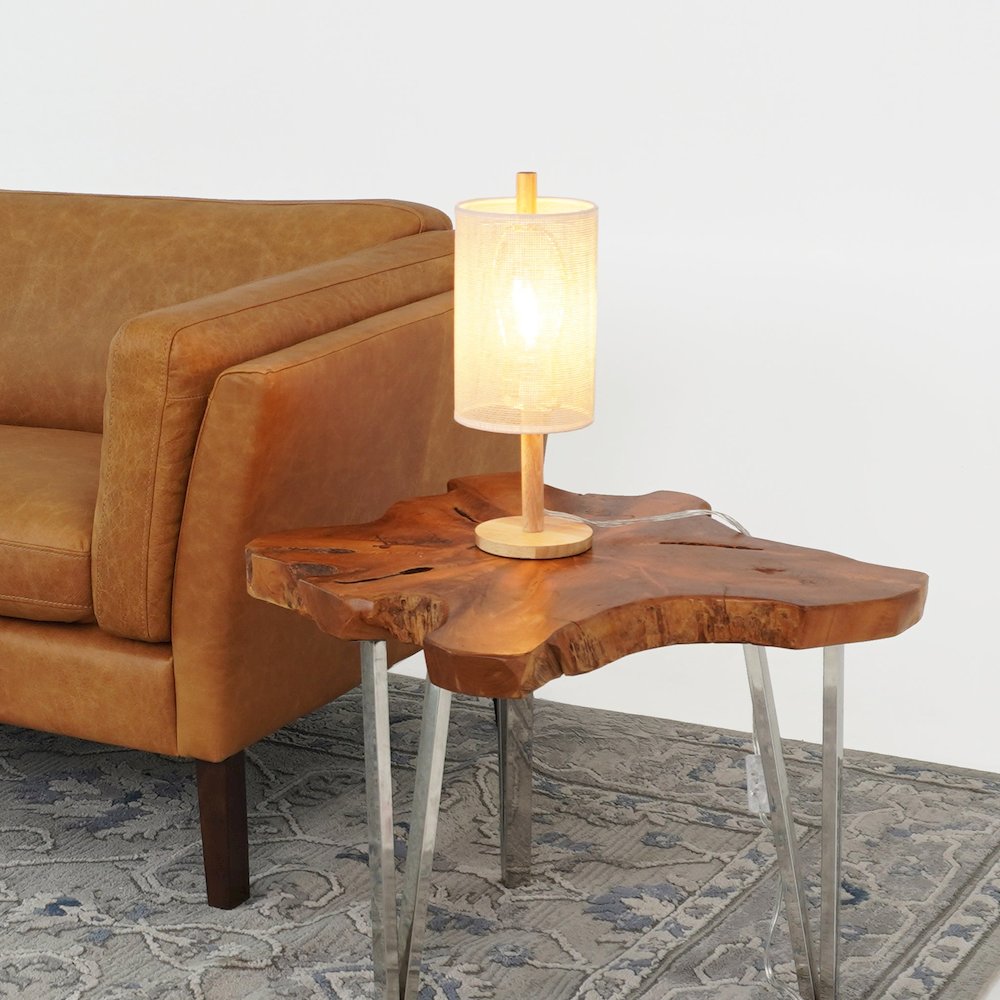 Arcana Table Lamp - Oak - Natural. Picture 3