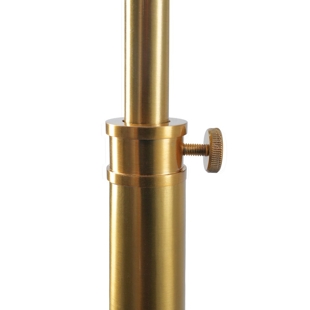 Elara Floor Lamp Gold outer and White inner. Picture 7