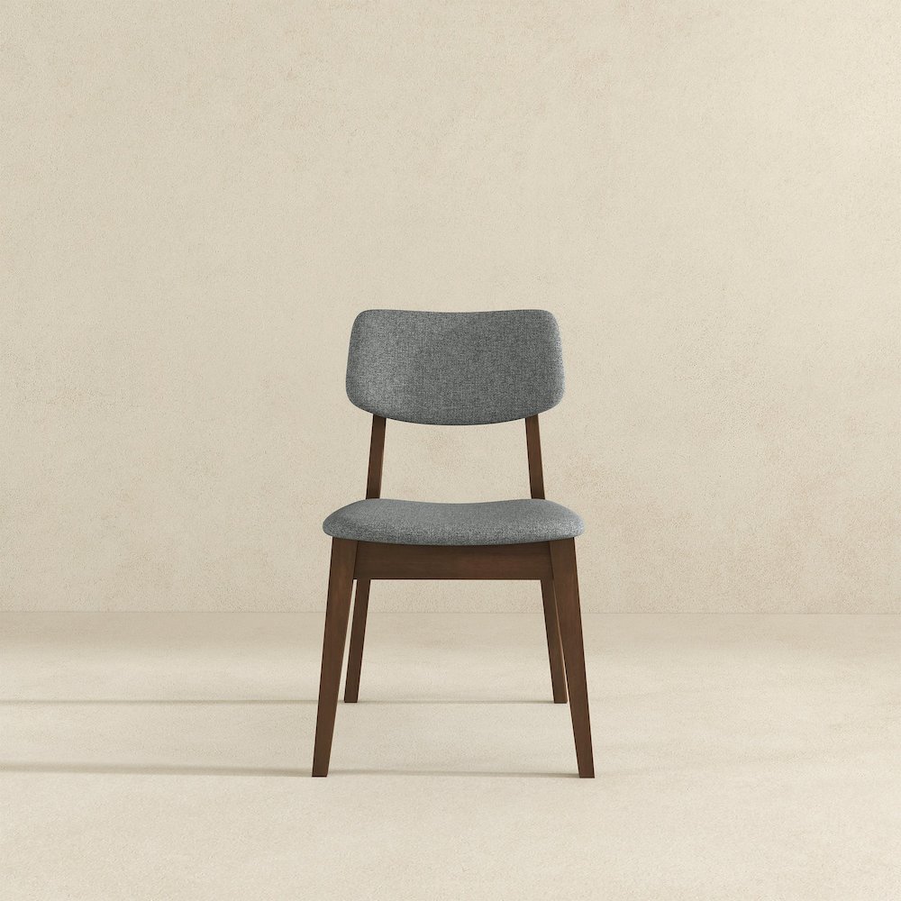 Carlos Dark Grey Fabric Solid Back Side Chair (Set Of 2). Picture 3
