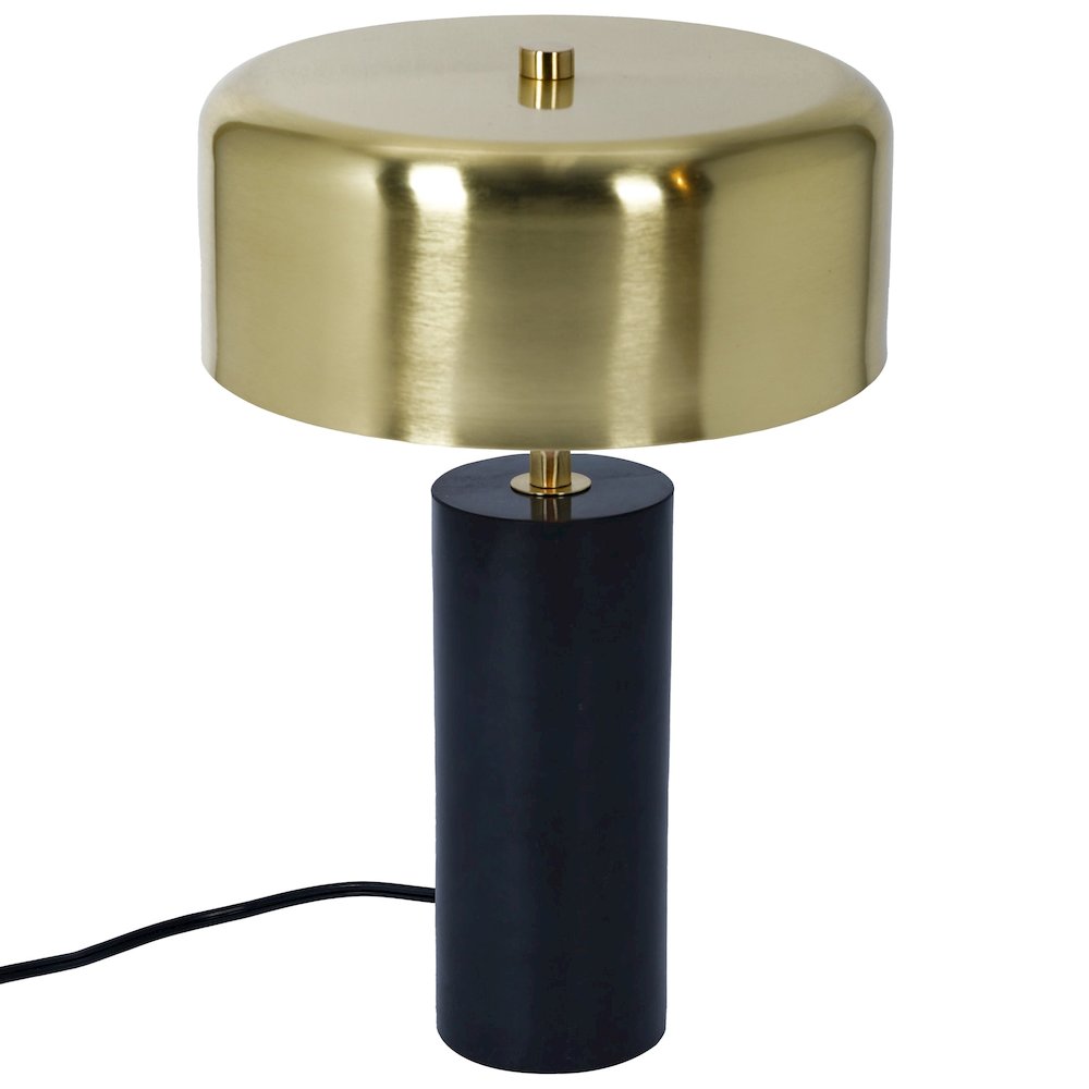 Kinetic Table Lamp - Gold outer and White inner. Picture 4