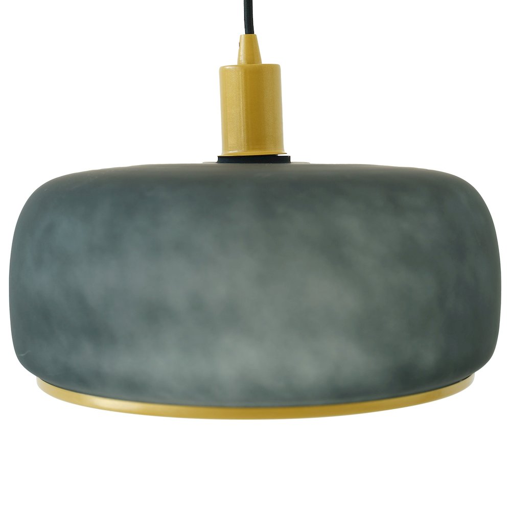 Dune Pendant Lamp - Black Sprayed and Gold. Picture 6