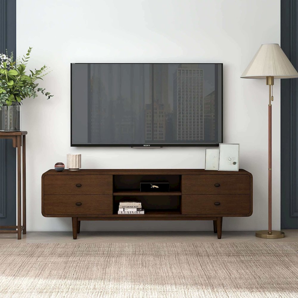 Alexa Mid Century Modern Style TV Stand. Picture 3