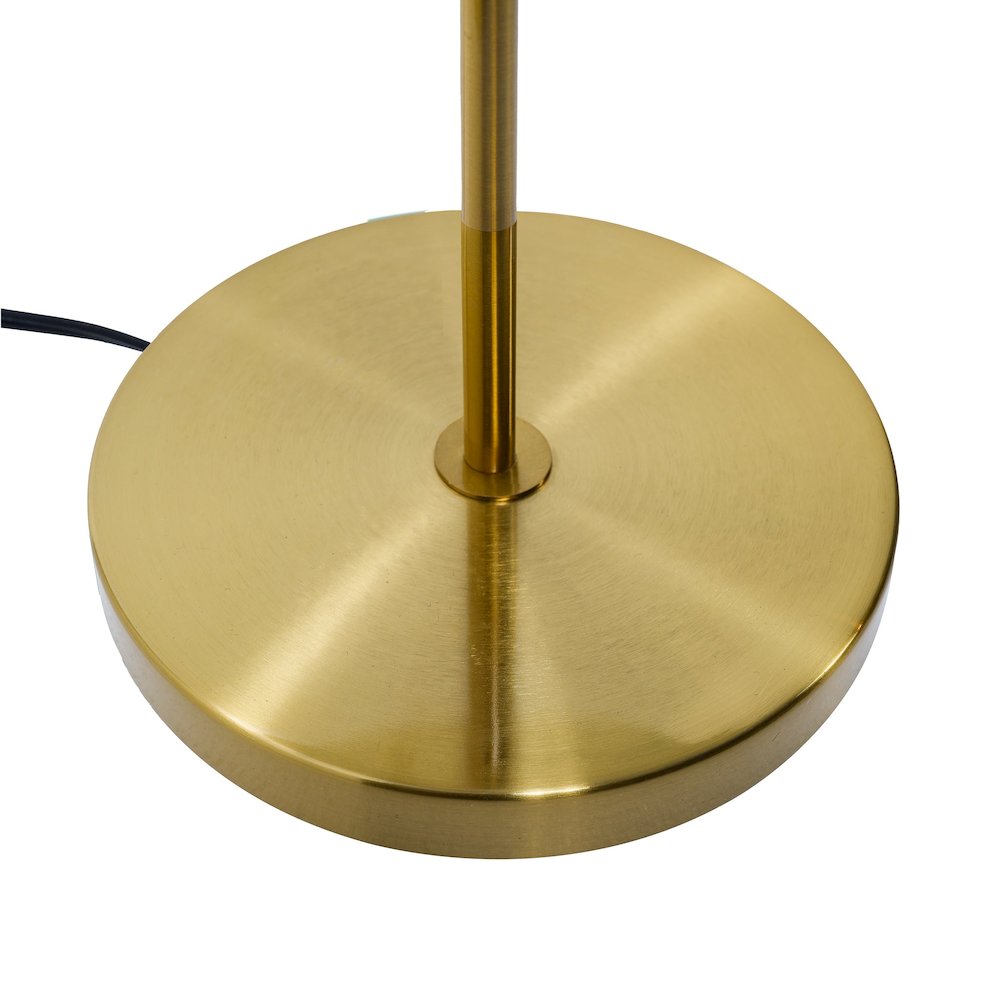 Metro Table lamp with Gold outer and White inner. Picture 6