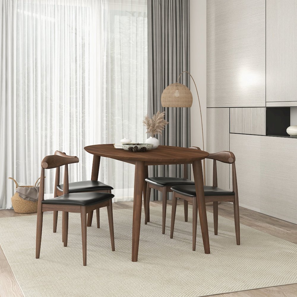 Destiny Grey Fabric Dining Chair (Set Of 2). Picture 5