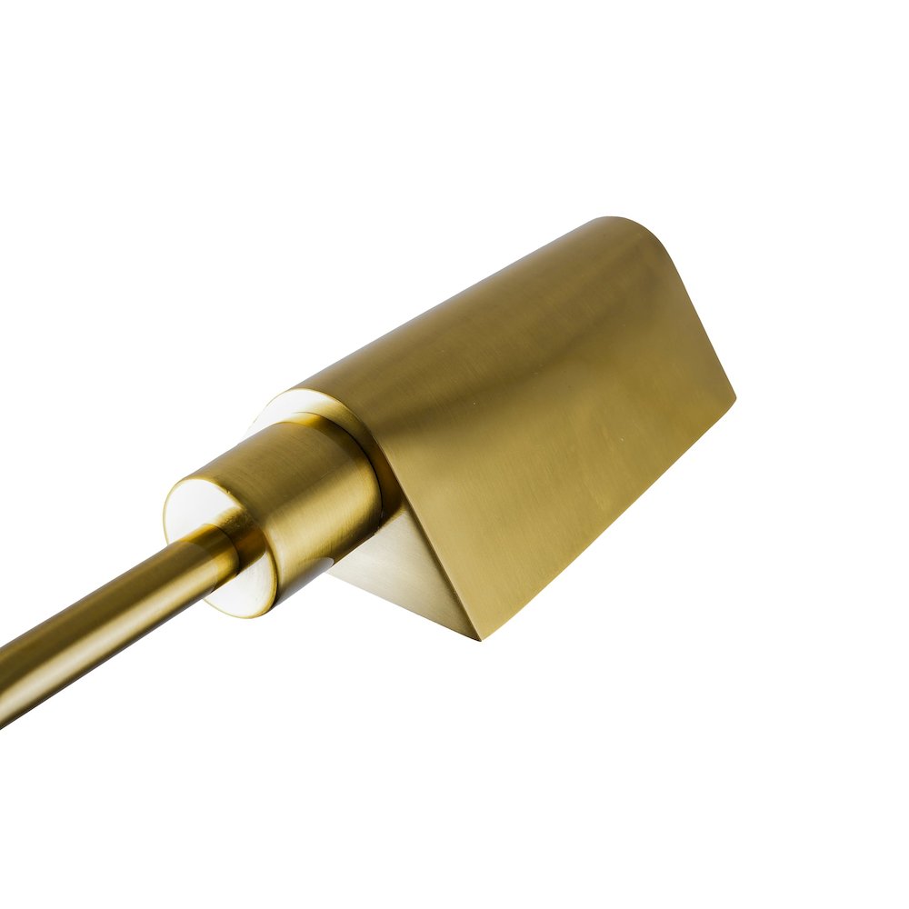 Elara Floor Lamp Gold outer and White inner. Picture 6