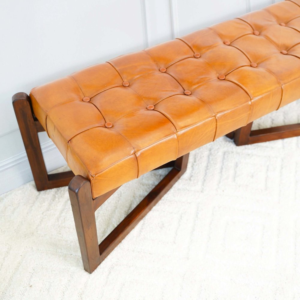Riley Tan Genuine Leather Bech. Picture 3