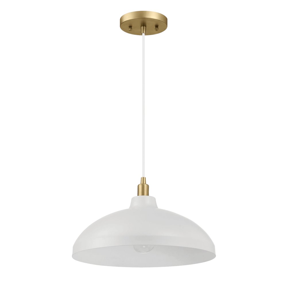 Astral Single Light White Pendant Lamp. Picture 5