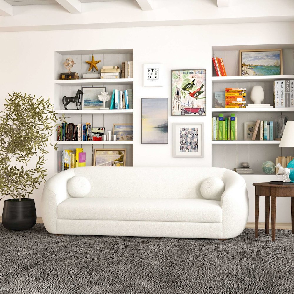 Melinda Boucle Sofa. Picture 2