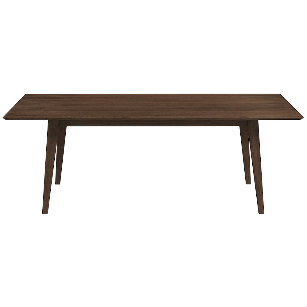 Levi Modern Style Solid Wood Rectangular Dining Kitchen Table. Picture 1
