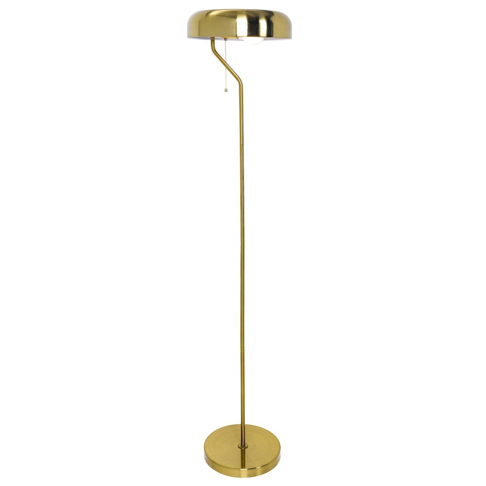 Spectra Floor Lamp - Gold outer and White inner. Picture 5