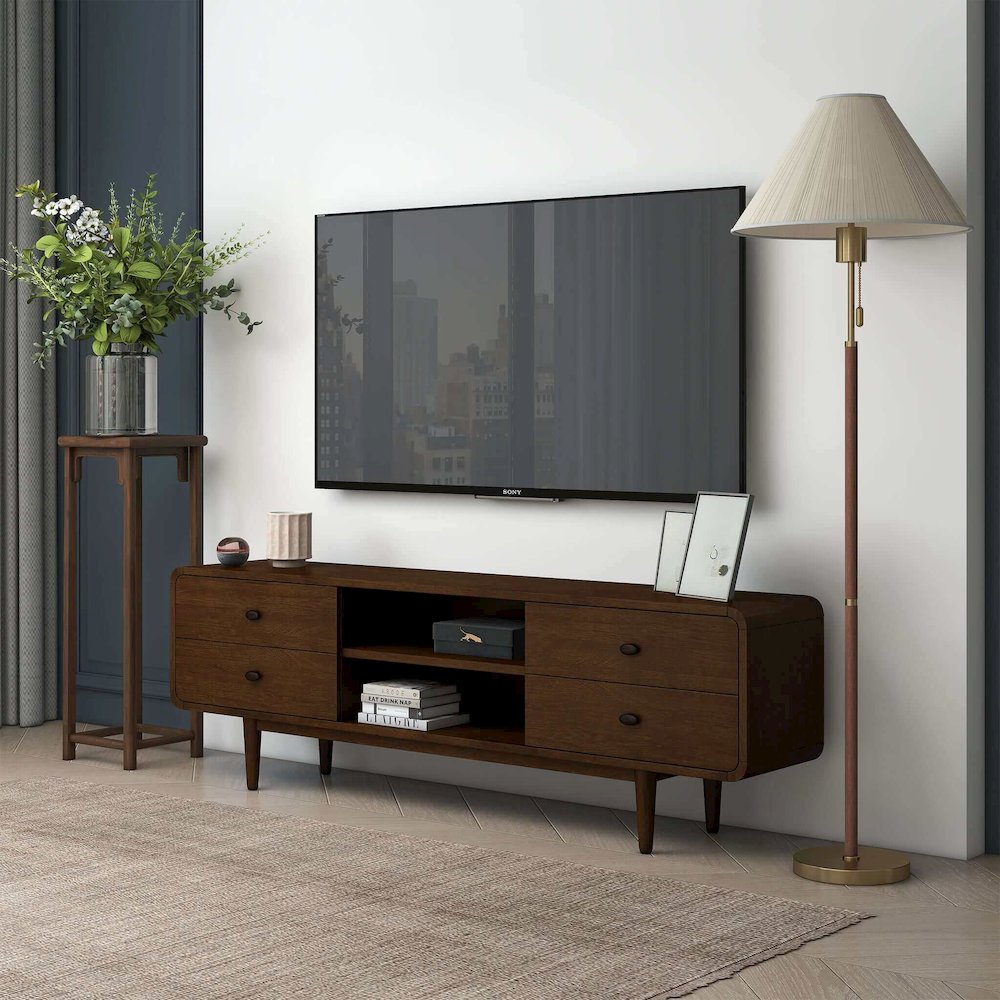 Alexa Mid Century Modern Style TV Stand. Picture 4