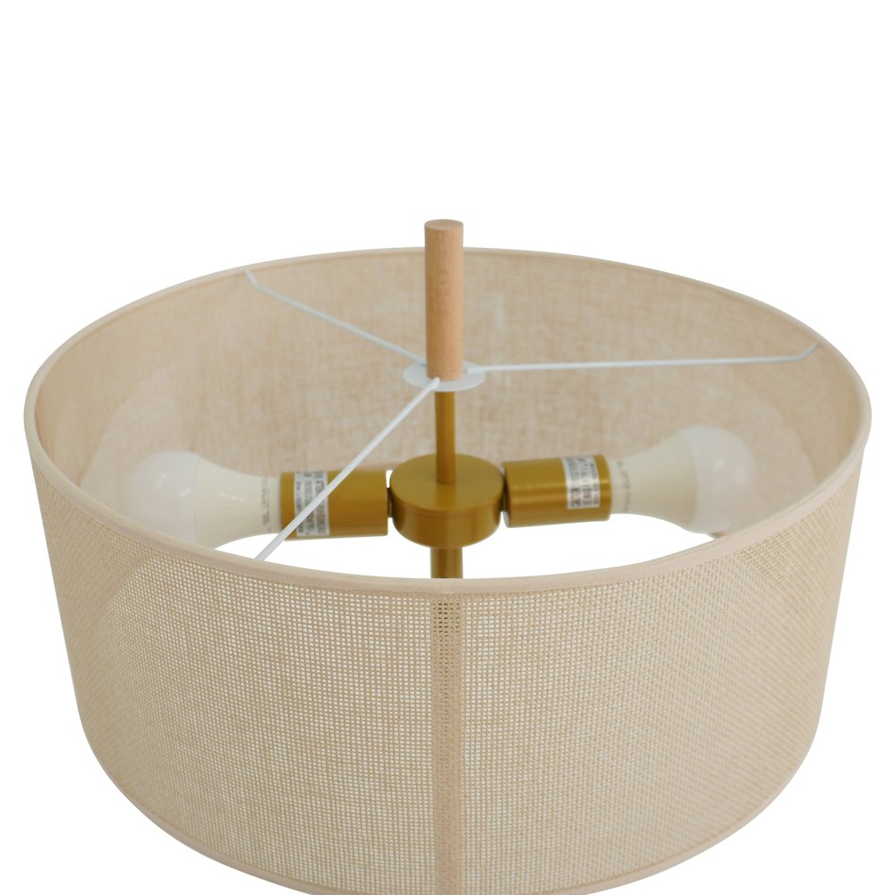 Lirian Floor Lamp - Oak and Natural. Picture 3