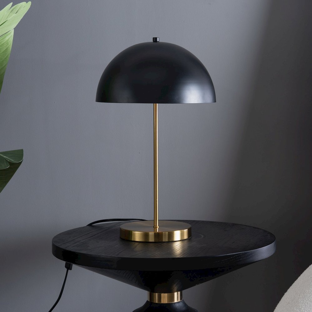 Stratos Table Lamp - Black outer - White inner. Picture 2