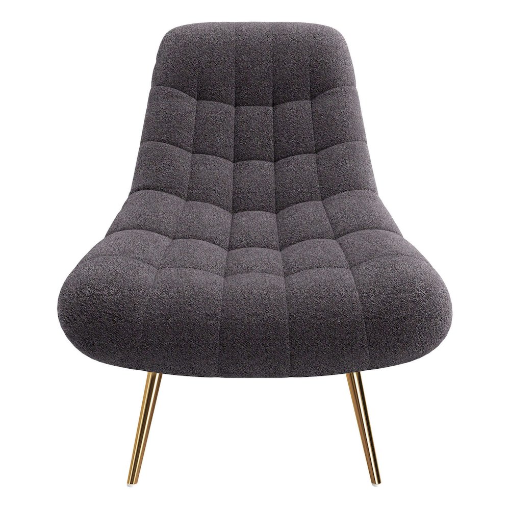 Aubrey French Boucle Lounge Chair. Picture 1