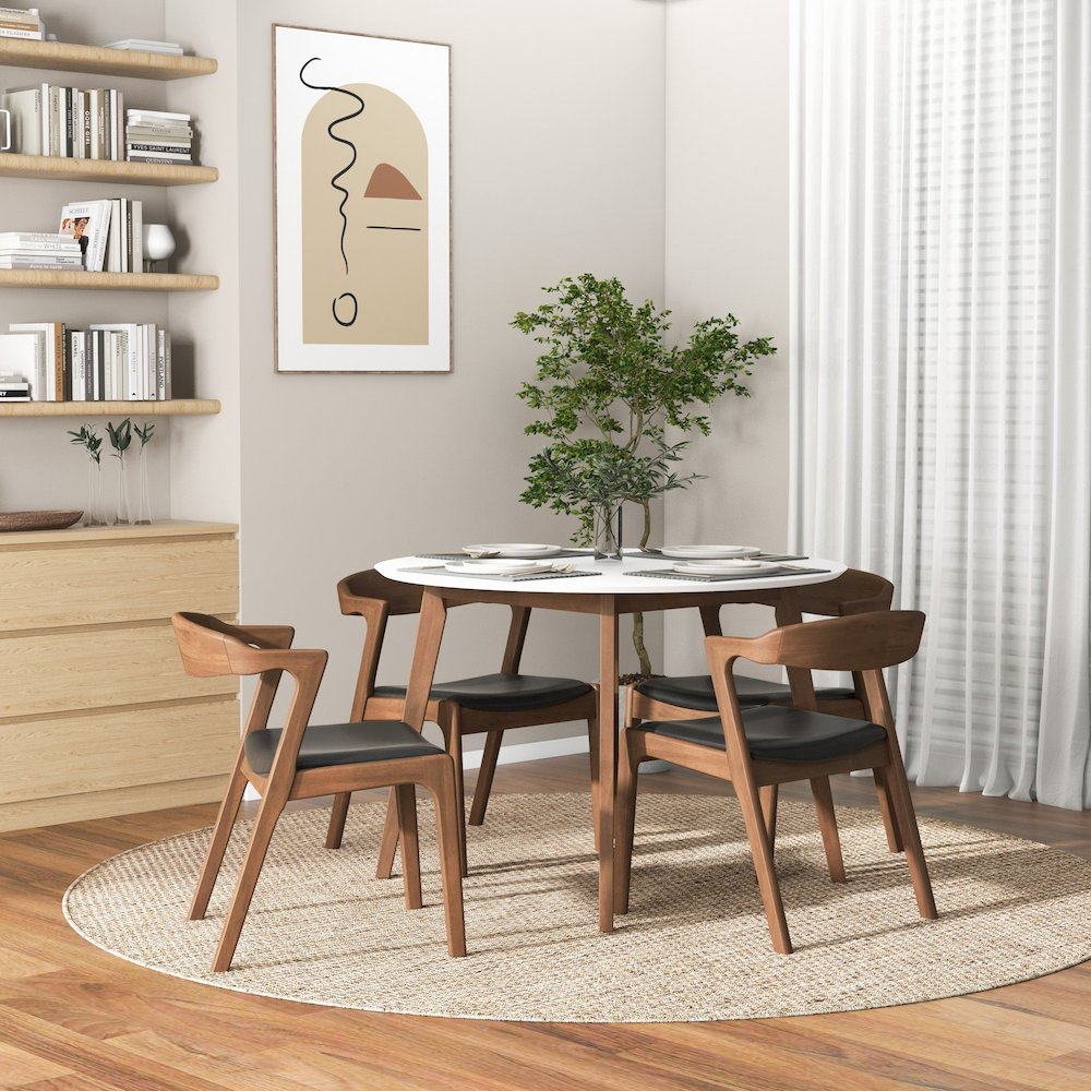 Alina Dining Table (White). Picture 3