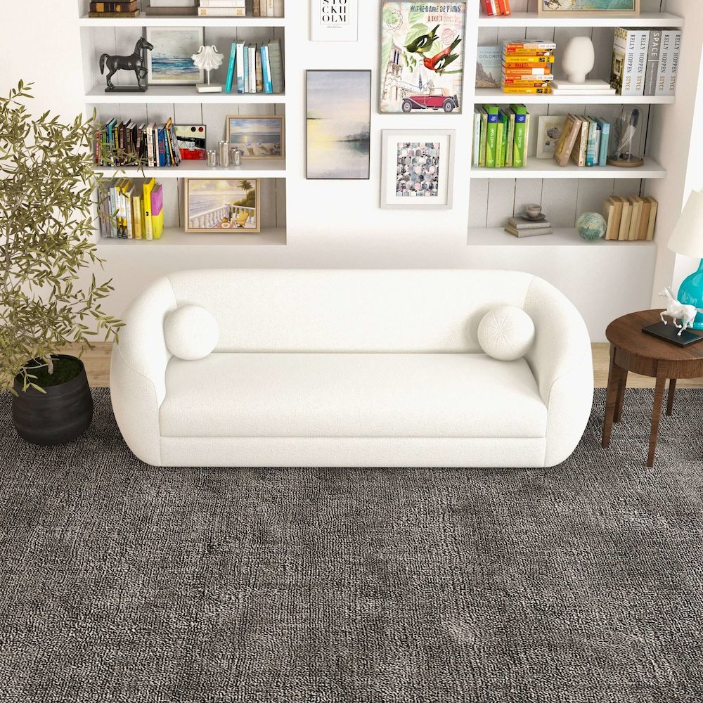 Melinda Boucle Sofa. Picture 4