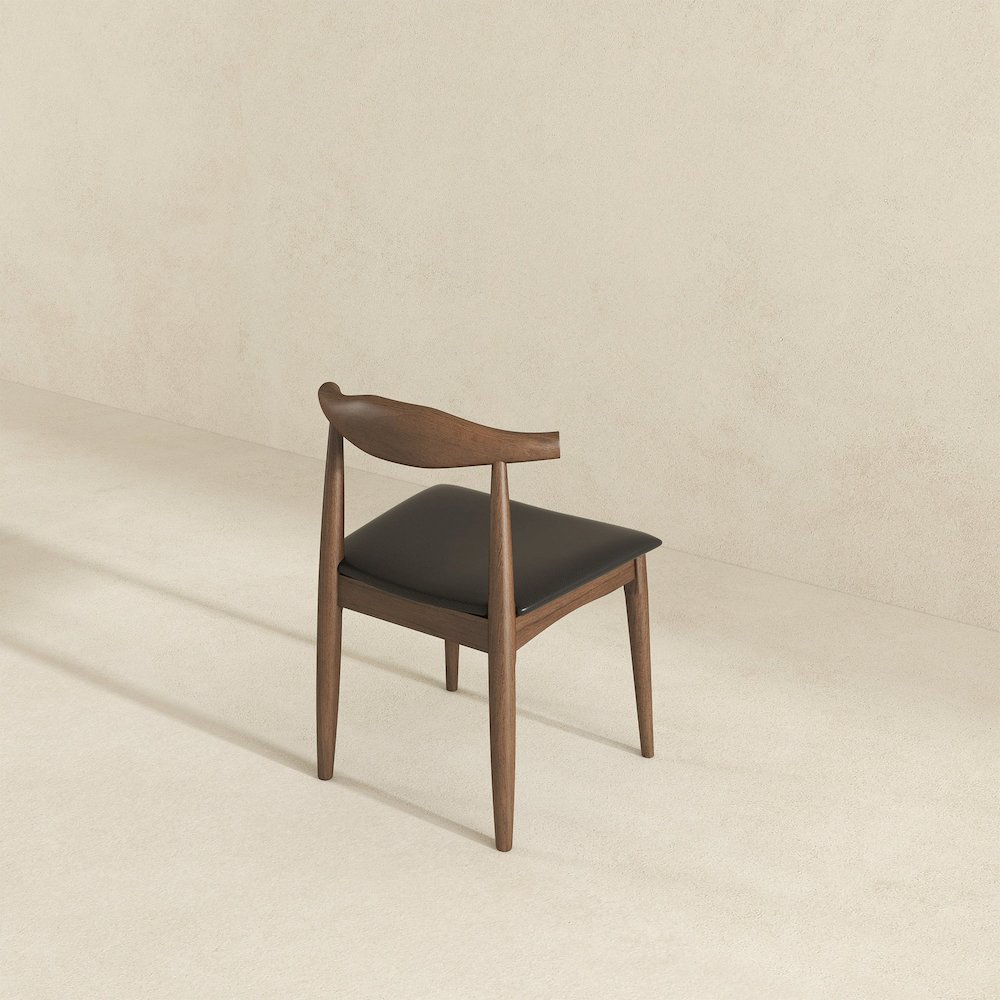Destiny  Black PU Dining Chairs (Set Of 2). Picture 5