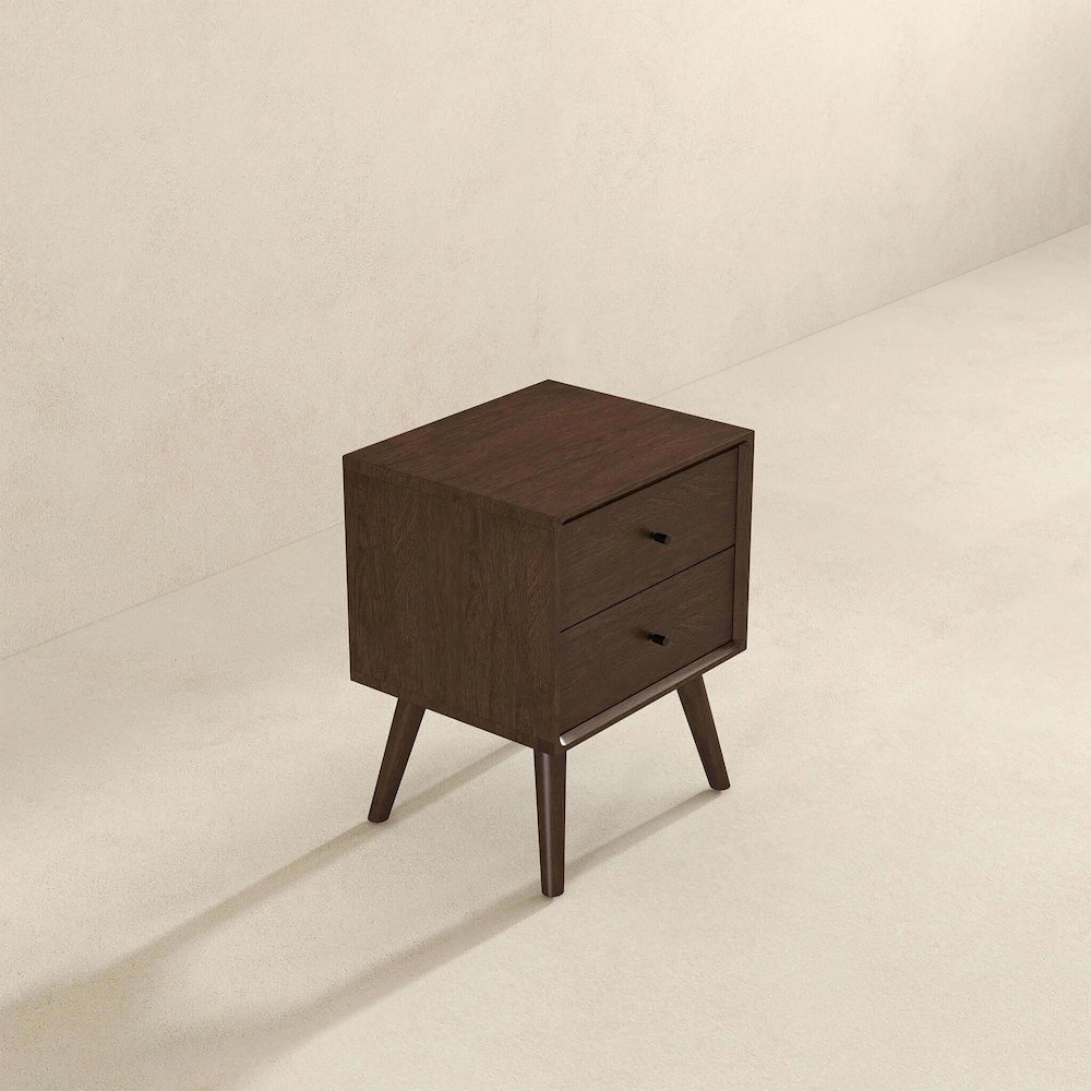 Alexa Mid Century Modern Style Night Stand. Picture 5