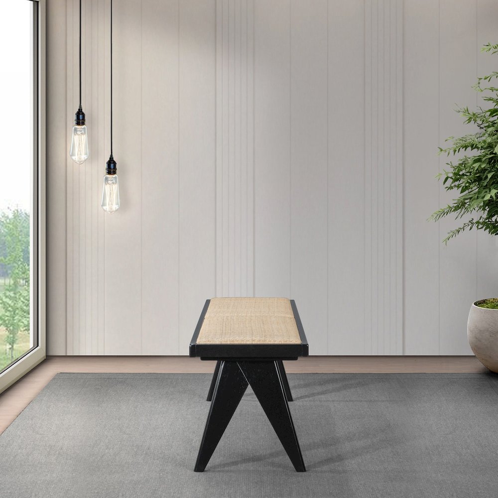 Keira Bench (Rattan). Picture 4