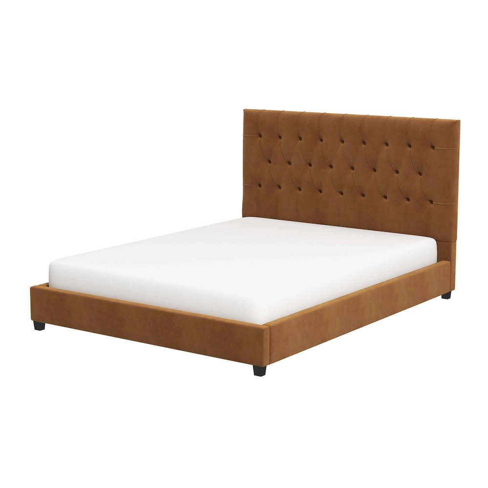 Donald Upholstered Platform Bed. Picture 2