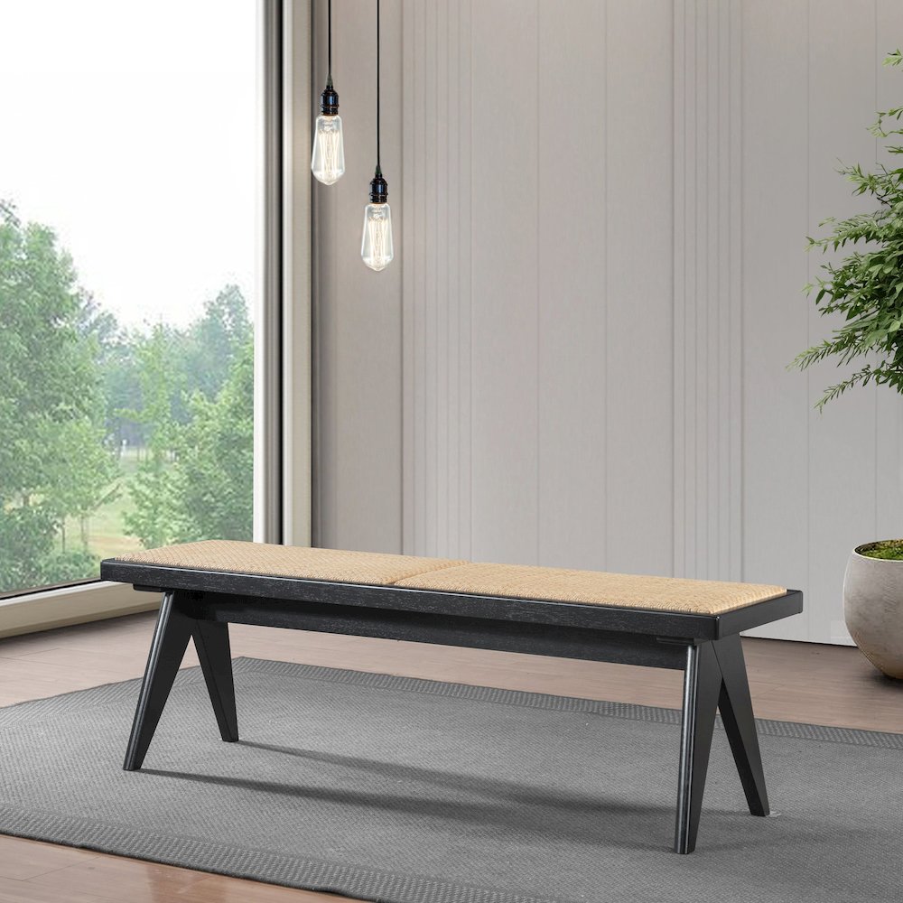 Keira Bench (Rattan). Picture 5