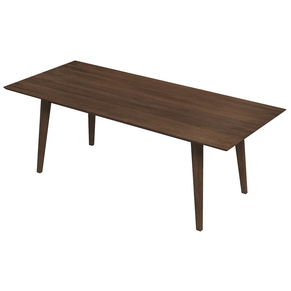 Levi Modern Style Solid Wood Rectangular Dining Kitchen Table. Picture 6