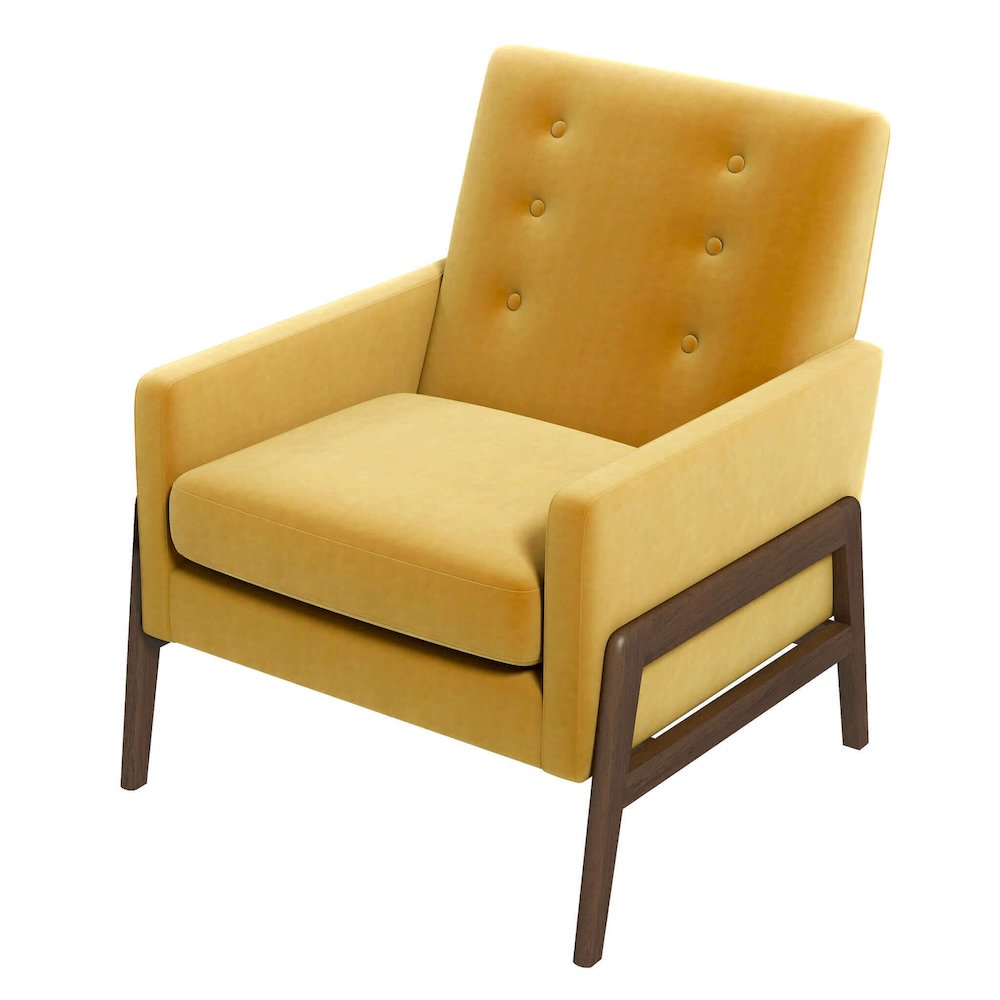 Cole Solid Wood Lounge Chair. Picture 2